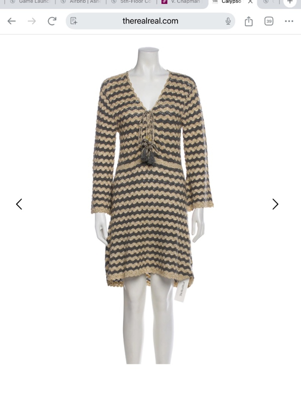 Calypso St. Barth Cover-Up. Size L